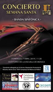 Concierto de Semana Santa - Banda Sinfónica @ Auditorio de la Escuela de Música