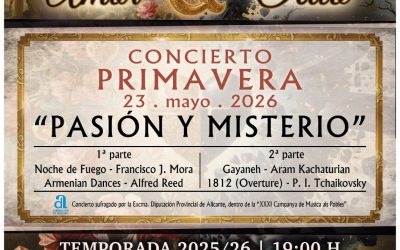 CONCIERTO DE PRIMAVERA – “PASIÓN Y MISTERIO“